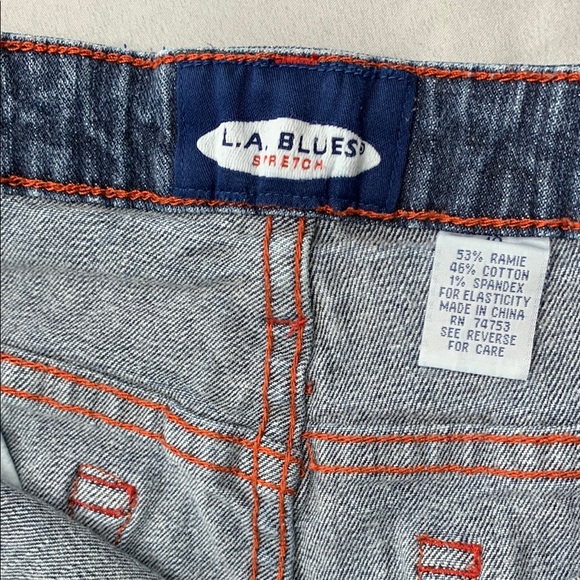 L.A. Blues Denim - L.A. Blues Blue Ankle Cropped Jeans